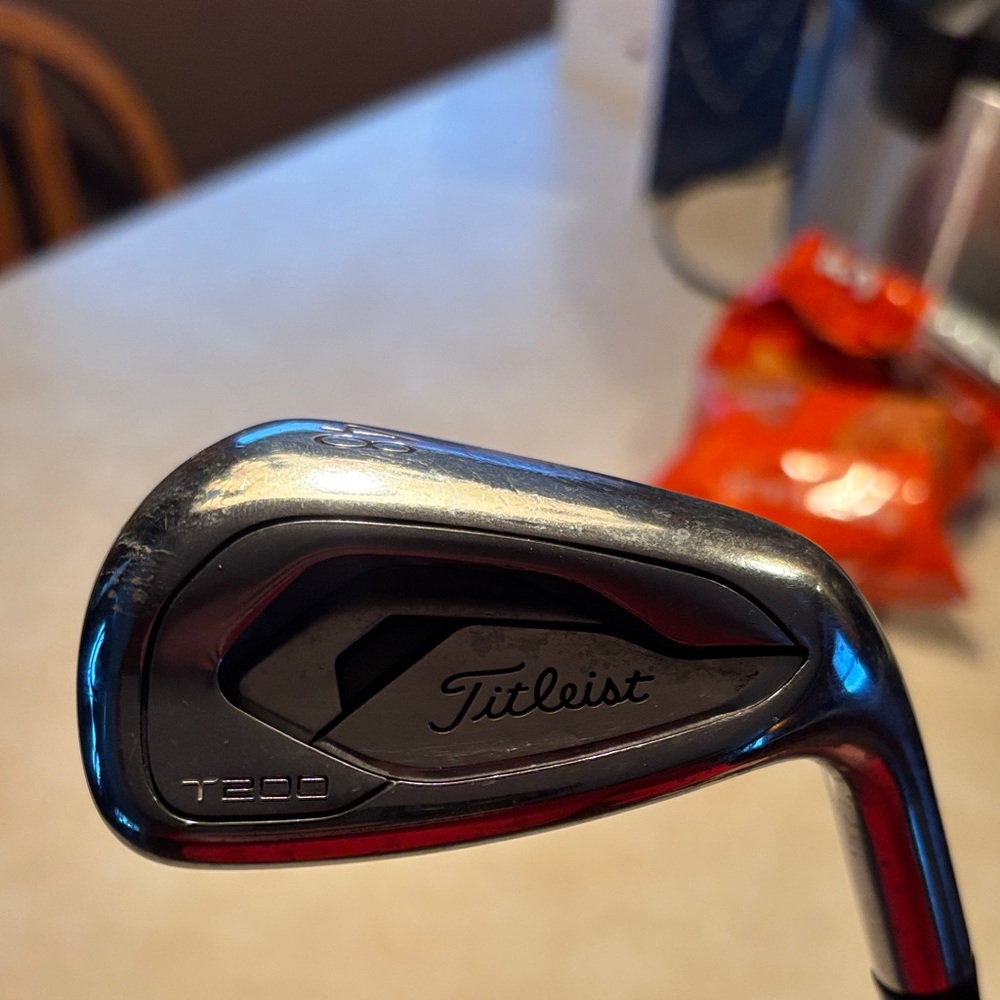 Titleist T200 Iron with Black and Silver Finish